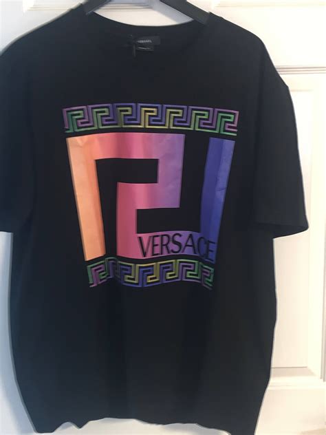 versace greek key t shirt|Versace Greek Key Crew Neck T.